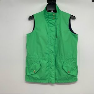 LRL RALPH LAUREN Green/Blue REVERSIBLE VEST Hike Windbreaker Full Zip Women’s S